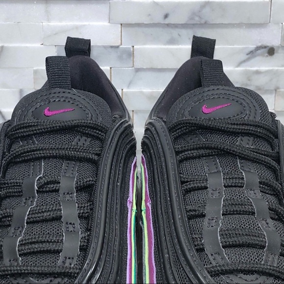 Nike Air Max 97 Black Grape & Clear Emerald WMNS - Picture 11 of 13